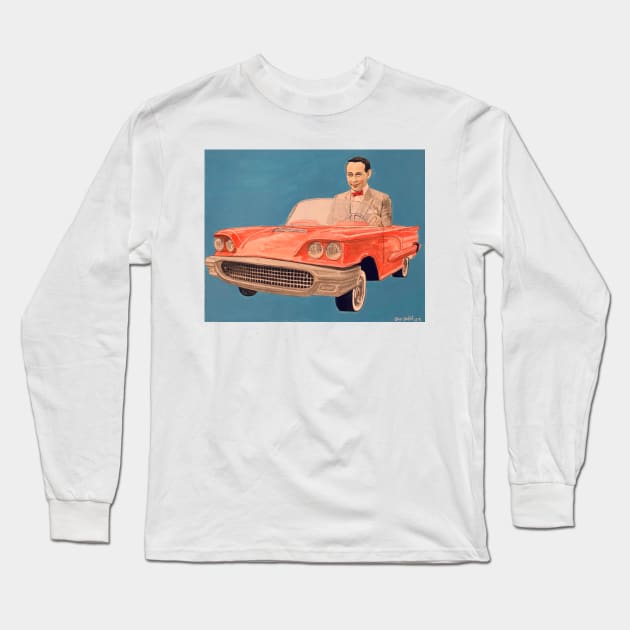 PeeWee Herman Long Sleeve T-Shirt by BryanWhipple